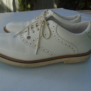 G-Fore Women's Studs Cap Toe Gallivanter Golf Shoes Size 8 White